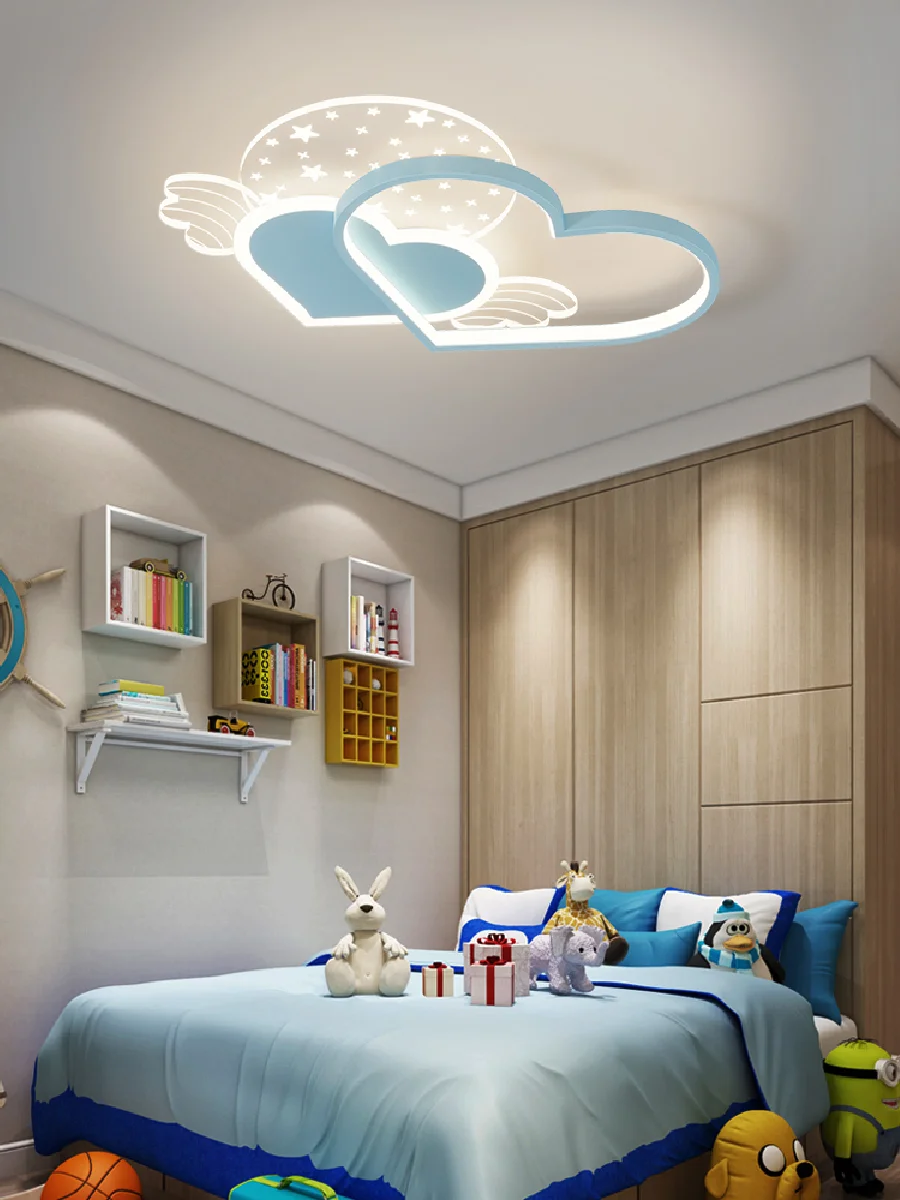 

Bedroom lamp girl heart creative love modern minimalist 2022 new ceiling lamp children's room lamps
