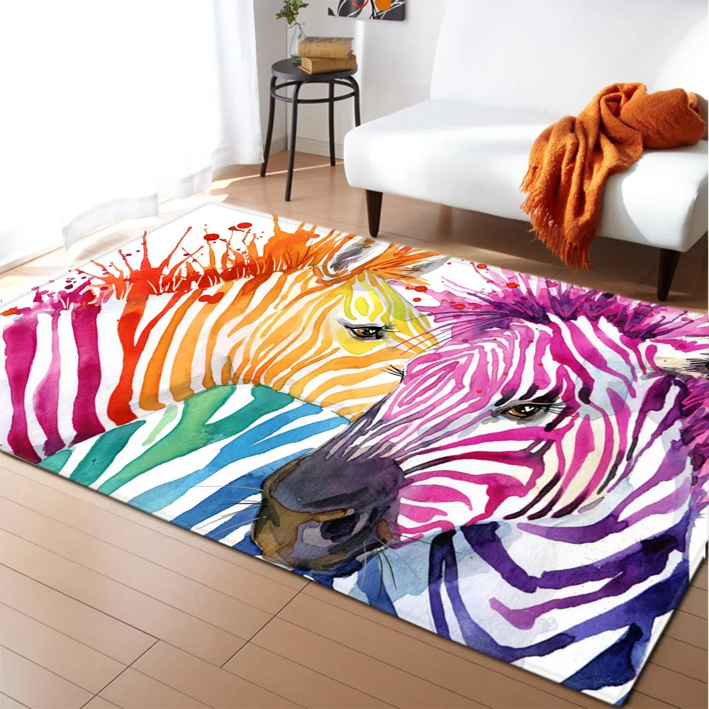 Lion Leopard Area Rugs For Home Living Room Decor Door Mat 3D Print Animal Carpets Hall Bedroom Beside Sofa Bathmat Dropshipping |