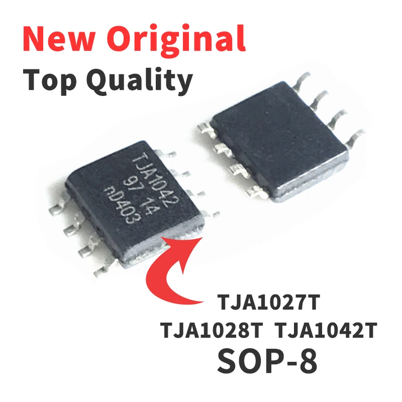 

5 Pieces TJA1042T A1042/3 1027T/20 A1027/2 1028T/5V0/20/10 1028/52/51 SOP-8 Chip IC Original Brand New