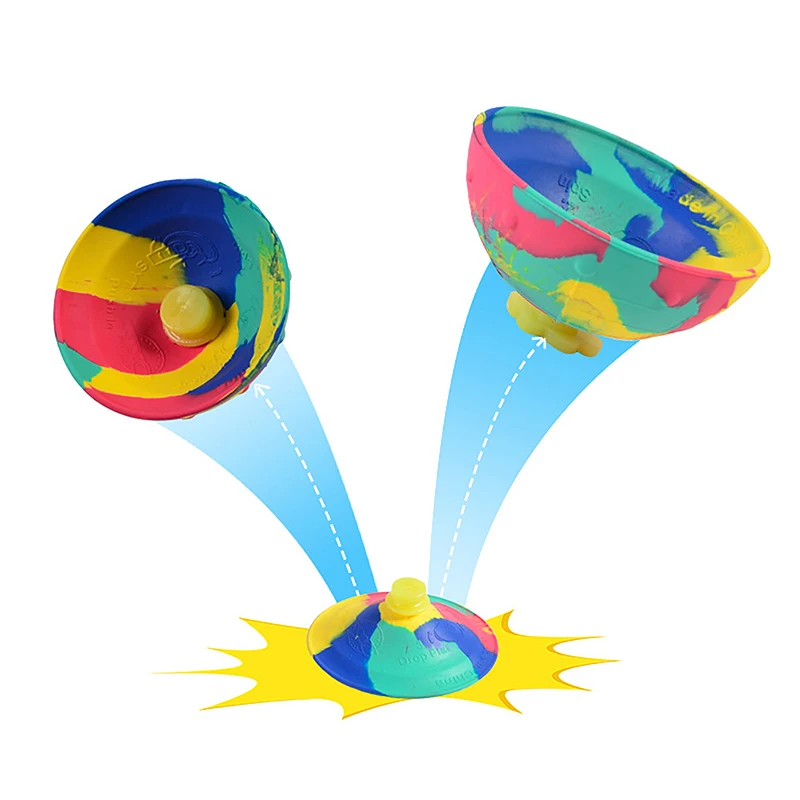 Хип-хоп прыгающий мяч с половинной стороны антистрессовые игрушки спиннинг