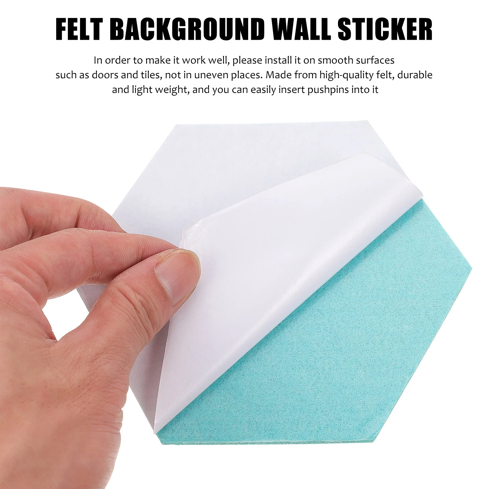 12 шт. декор фетровый фон стикер на стену шестиугольная доска рамка фото домашнее