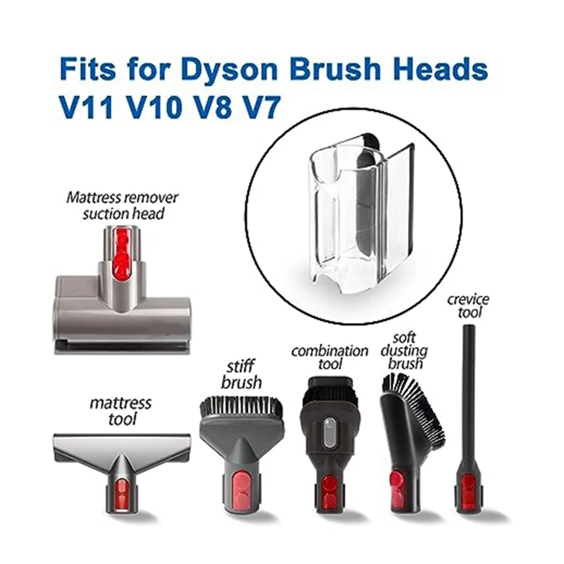 Подходит для пылесоса Dyson V7V8V10V11V12V15 кронштейн хранения Вспомогательный зажим