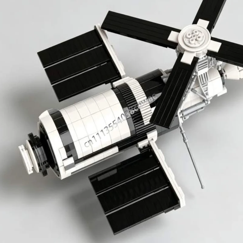 Конструктор 1510Parts Skylab: Модель орбитальной рабочей станции, развивающая игрушка для сборки, подарок, коллекционный предмет, для демонстрации (art.: 3920dc50ea95d) - 3920dc50ea95d