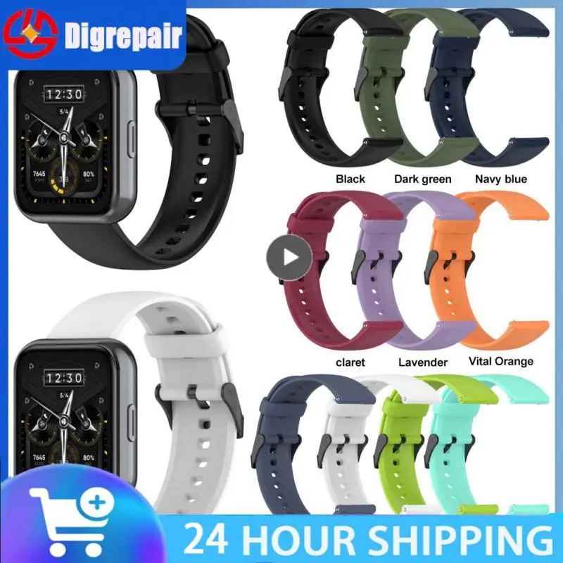 

Breathable Watchstrap Band For Realme Watch S Wristband Bracelet For Realme Watch3 For Watch2 Watch Sport Silicone
