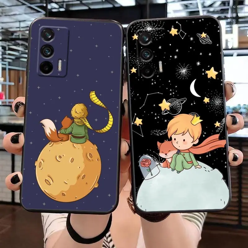 

Capa Case For Realme GT 2 Pro Master Neo2 50 50I 50A 5G C35 C33 C31 C30 C30S C21 C21Y C20 C15 Case Para The little Prince Starry