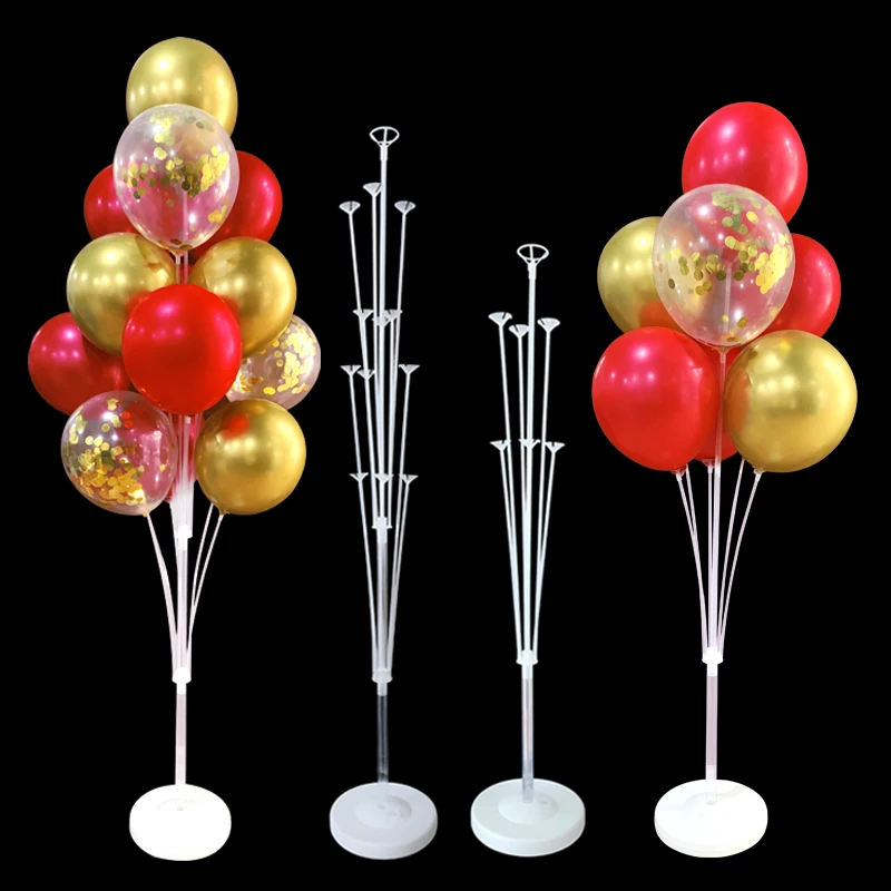 

Happy Birthday Party Decoration Kids Adult Wedding Balloons Stand Holder Cup Baloon Column Baby Shower Confetti Ballons Arch Kit