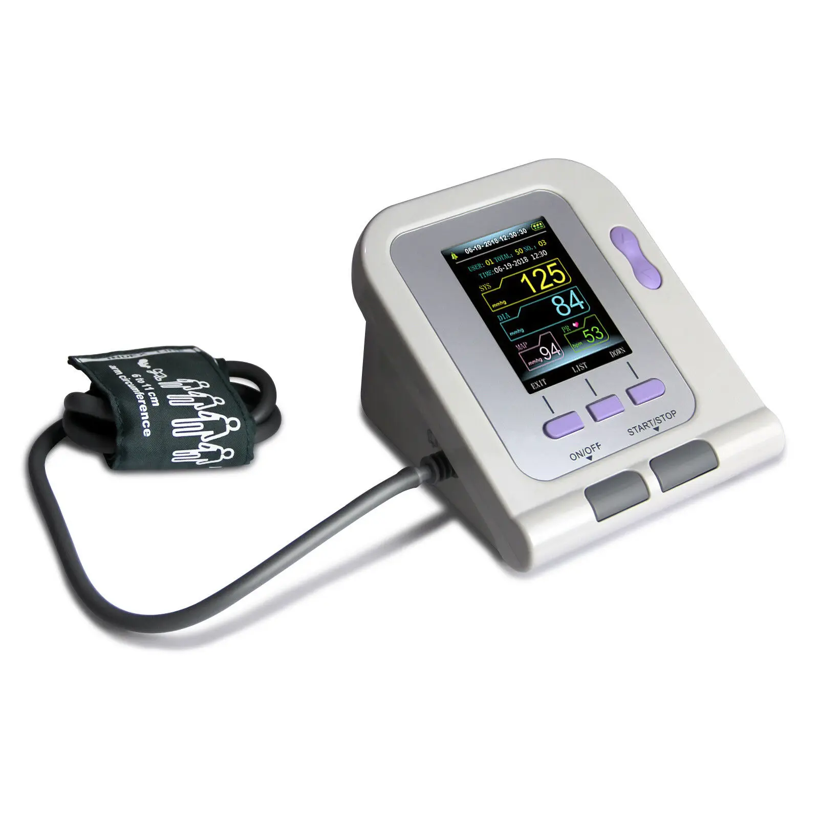 Veterinary Bp Machine Measurement Sphygmomanometer Pulse Oximeter Arm Type Tensiometers Vet Digital Blood Pressure Monitor - enlarge