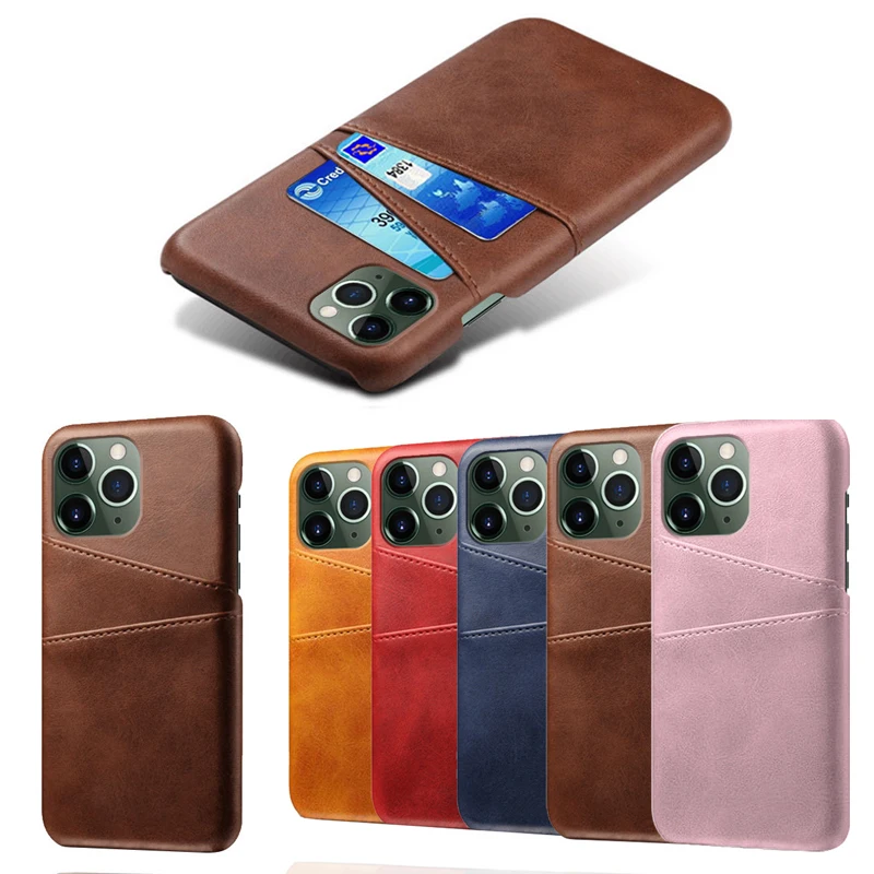 Luxury Card Holder Case for iPhone 6 6s 7 8 Plus SE 2020 Leather Wallet Case for iphone X XR XS 11 12 13 14 Pro Max Phone Cover