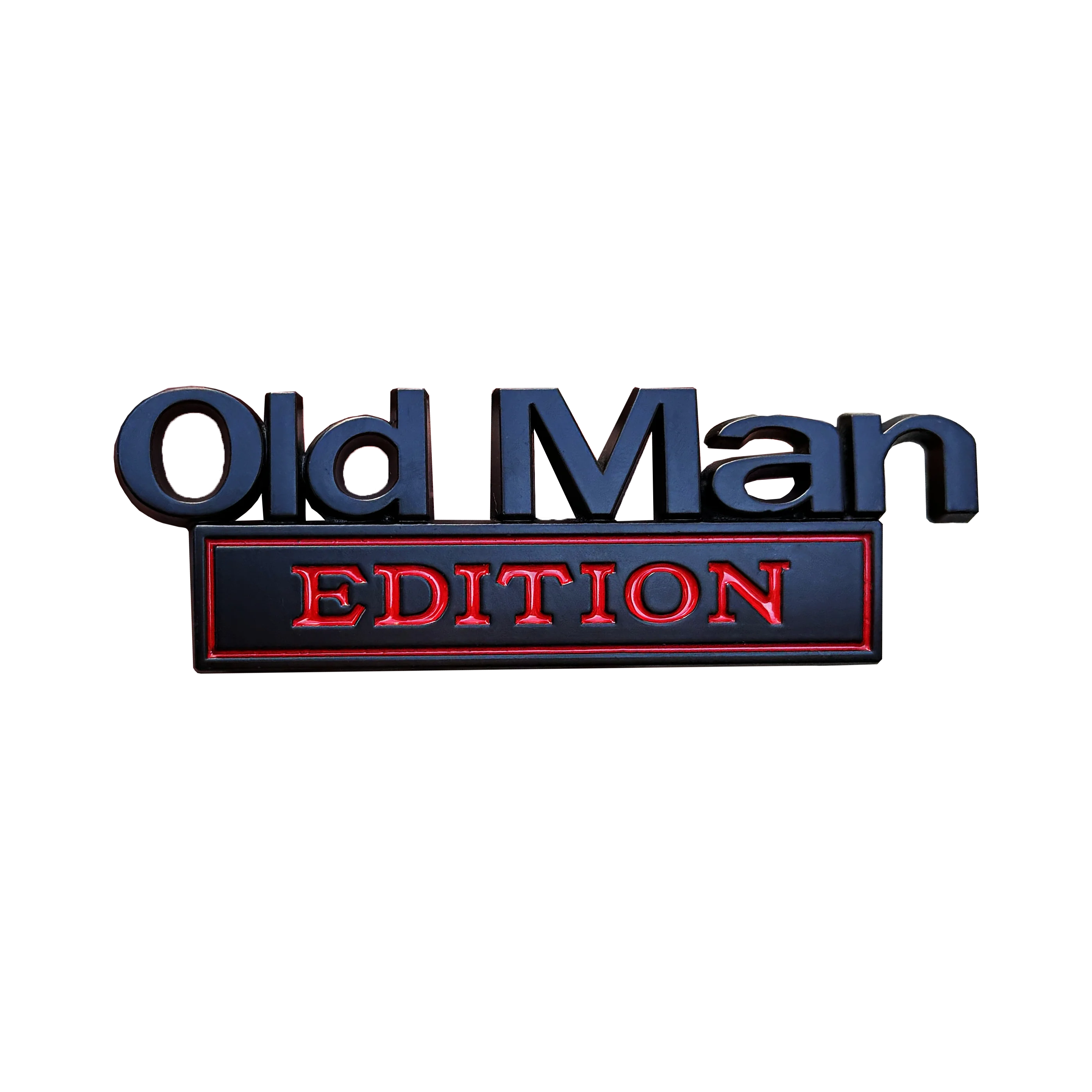 

3D Металлическая Хромированная Наклейка Old Man Edition, Эмблема Автомобиля, Значок, Логотип