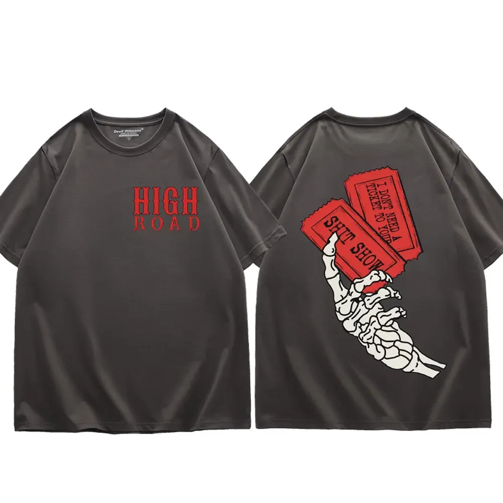 Футболка Летняя хлопковая унисекс с коротким рукавом и графическим принтом