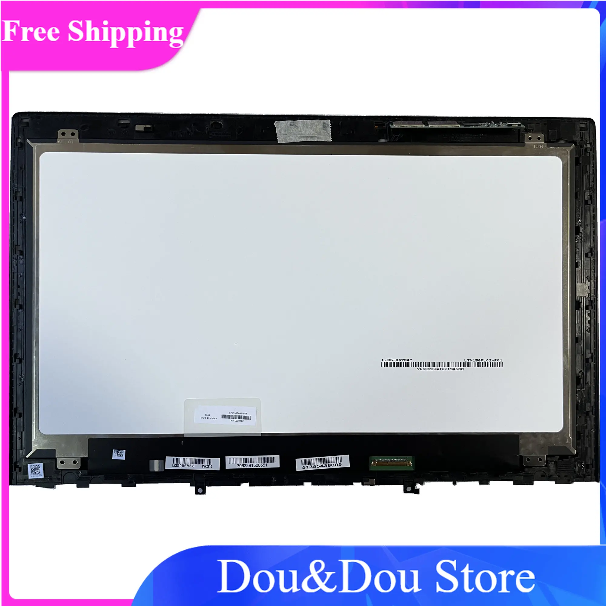 

LTN156FL02 L01 UHD 4K Display LED LCD Touch Screen Digitizer Assembly Frame Bezel For Lenovo Y50-70 PN 5D10F78838