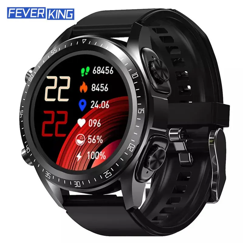 

Умные часы JM03 Bluetooth гарнитура наушники TWS два в одном HIFI стерео Беспроводные спортивные трекки воспроизведение музыки умные часы