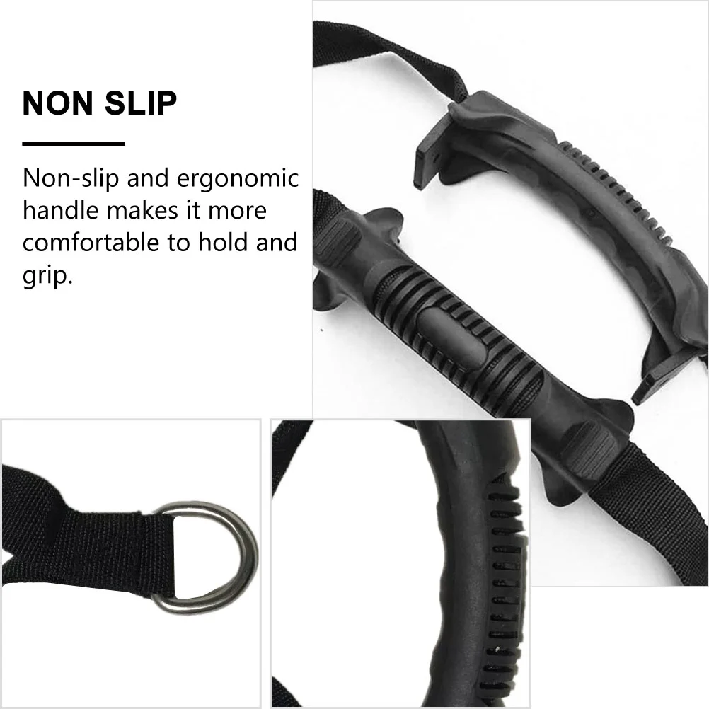 Тяговая веревка тяжелая ручка для фитнеса эспандеры упражнений пластиковый