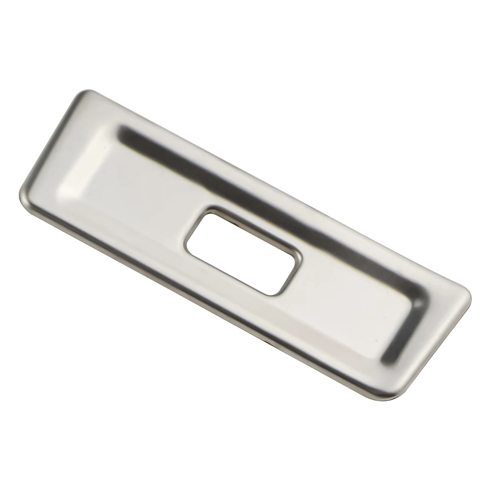 Car USB Port Panel Cover Trim for Volkswagen VW T-Roc TROC 2017 2018 2019 2020 2021 2022 Stainless Steel Interior Accessories