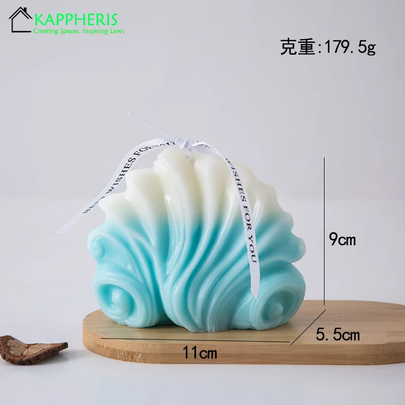 Крутящиеся ароматические свечи синие крутящиеся домашние декоративные