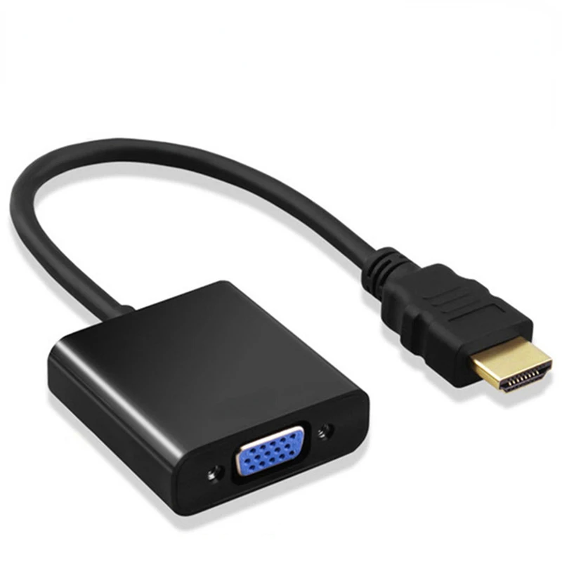 

To VGA Cable PS4 1080P TV Box Display Port PC Aux Audio Converter Adapter Projector Monitor Projetor Television