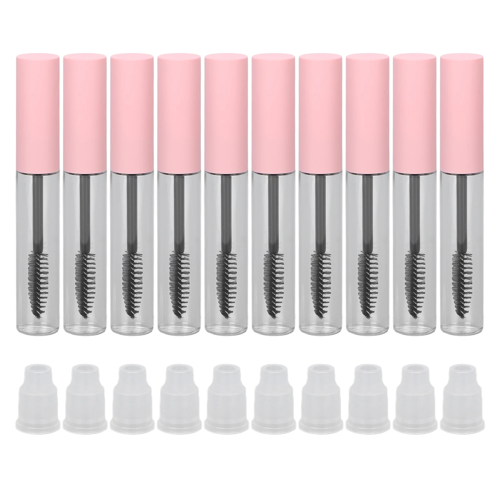 

10pcs 10ml Empty Mascara Tube Reusable Portable Mascara Bottle for Eyelash Growth Oil
