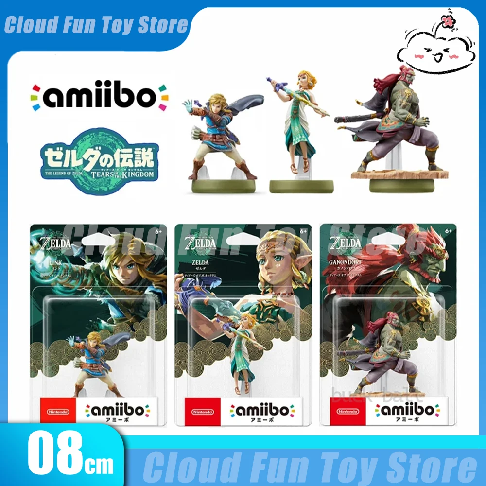 

The Legend Of Zelda:Twilight Princess Amiibo Link Amiibo Ganon Figure 8cm Nfc Switch Anime Figures Statue Model Toys Xmas Gifts