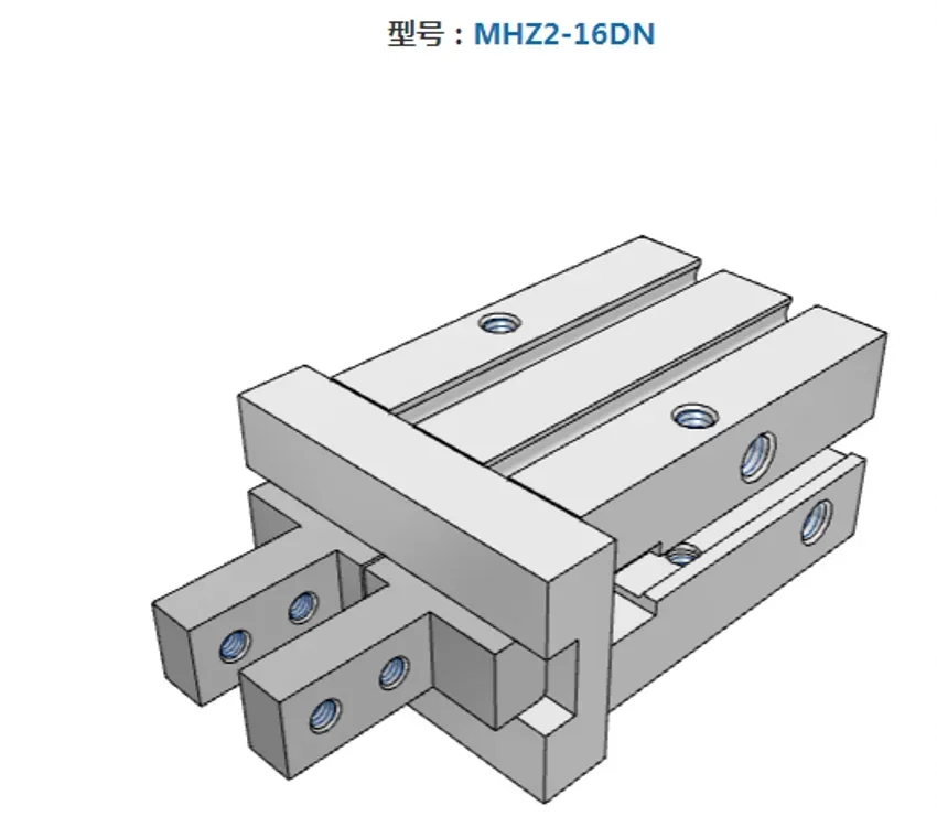 Сверхпрочный параллельный захват для пальцев 2025 года MHZL2-MHZ2-6D/10D/16D/20D/25D/32D/40D/D1/DN