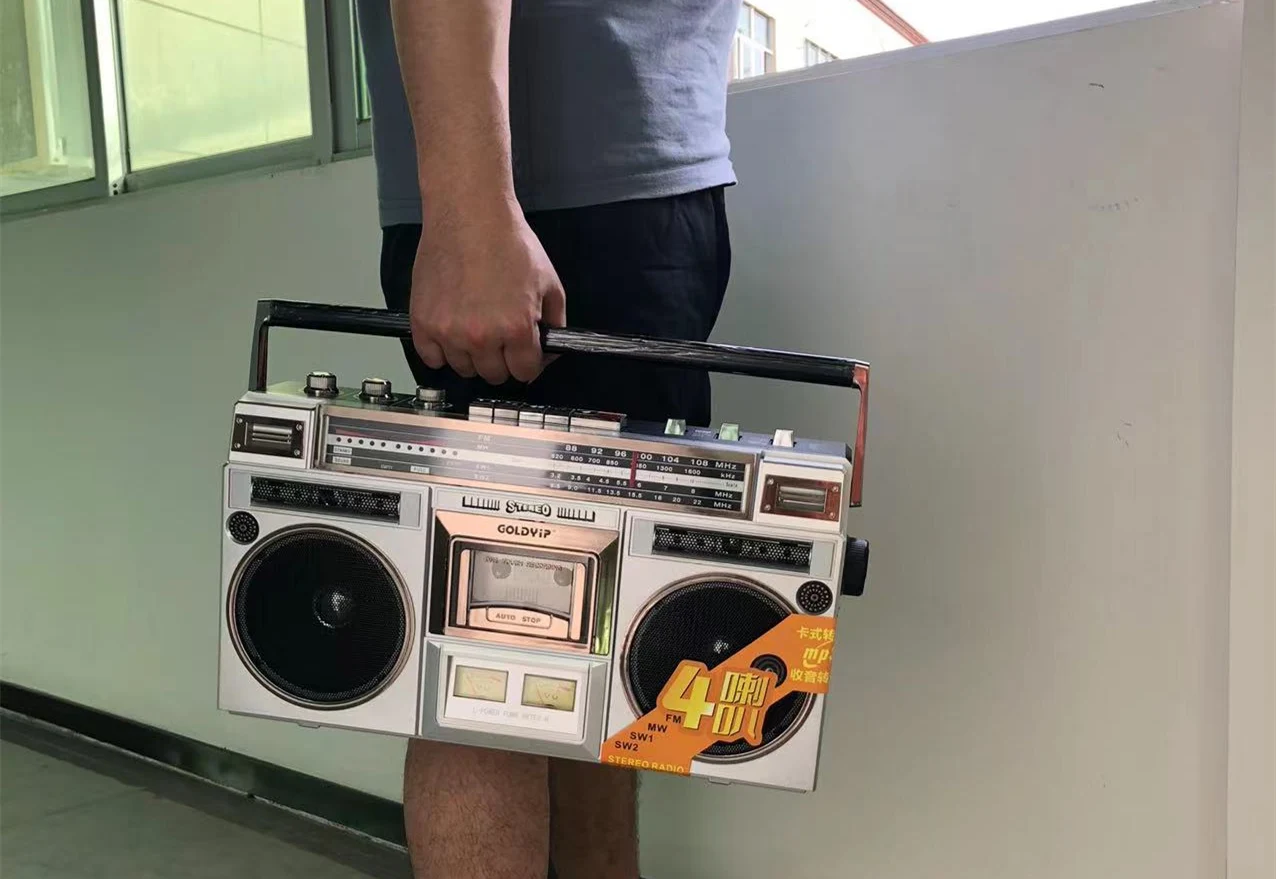 Home Used Popular Classic Big Cassette Recorder Player With FM/AM/SW Radio and USB/SD Function Bluetooth Connect