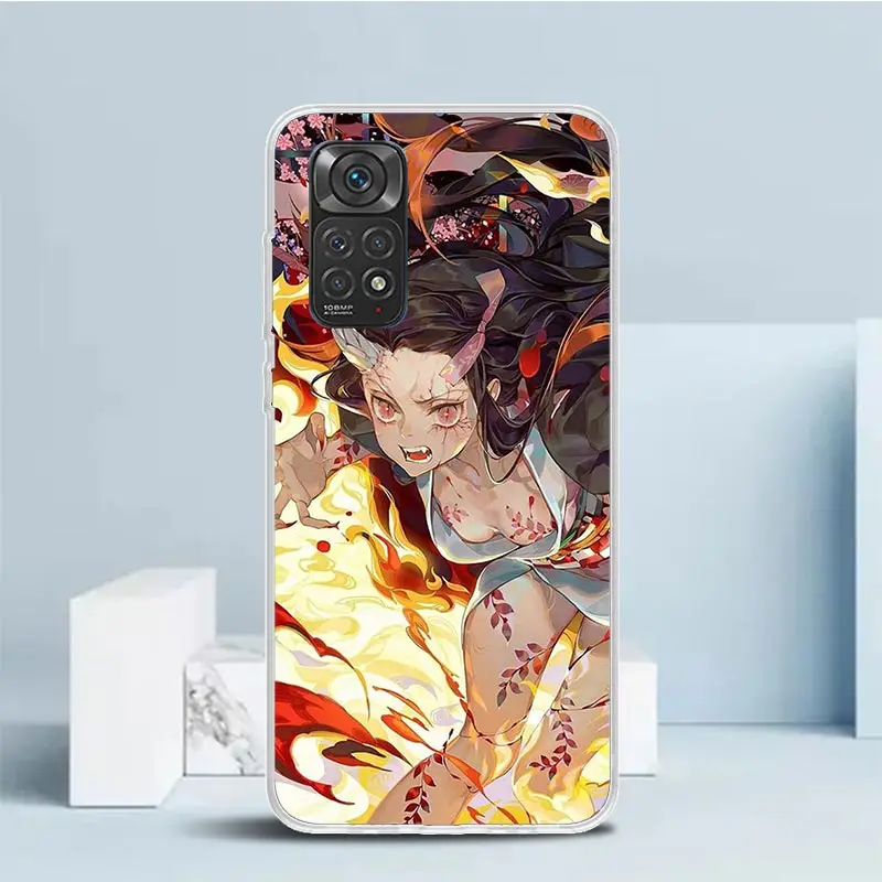 Силиконовый чехол для Xiaomi Redmi Note 13 12 12S 11 11S 10 10S 11T 11E Pro Plus 9 9S 9T 8 8T 7