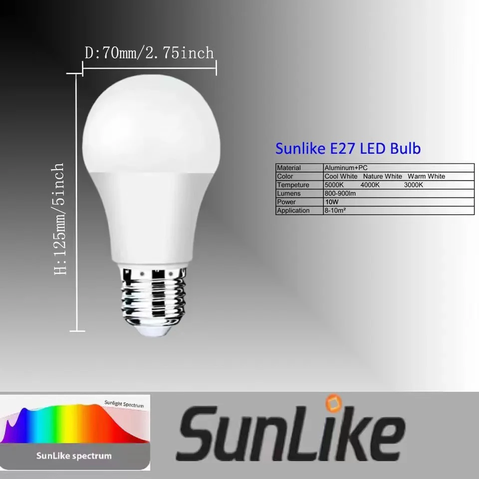 

Sunlike E27 светодиодная лампа 10 Вт