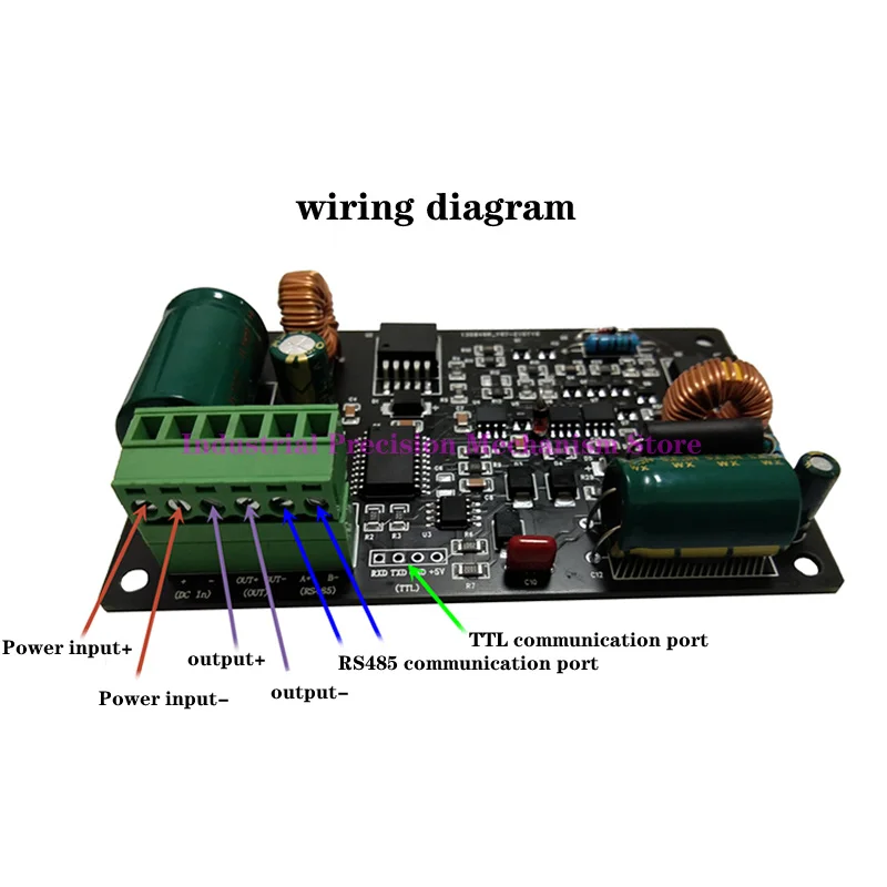 

Высокоточный модуль источника питания постоянного тока RS485 с постоянным контролем потока, напряжение питания 12-45 В, 500 мА