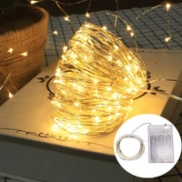 led copper wire string fairy lights christmas tree decorations outdoor wedding party garland gifts diy garden lights 12510m