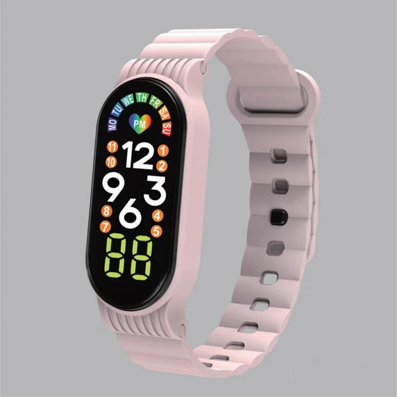 

Fashion Kids Watch New children's Sports Silicone Watch Men and Women LED Digital Watches Waterproof Student Electronic Watch
