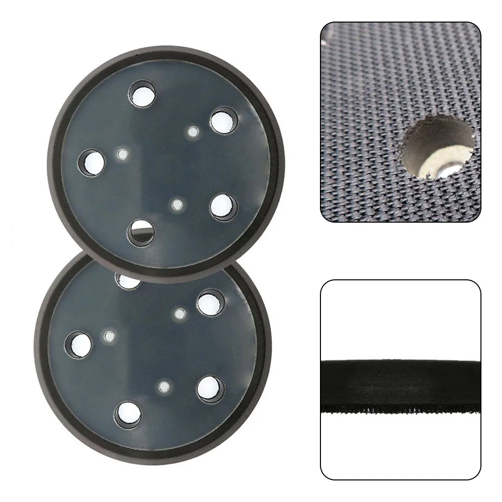 5 Inch 5Holes Backing Pad Hook & Loop Sanding Pad For Porter