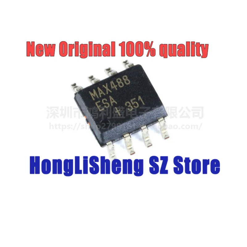 

5pcs/lot MAX488ESA MAX488ESA+T MAX488 SOP8 RS-422 RS-485 Chipset 100% New&Original In Stock