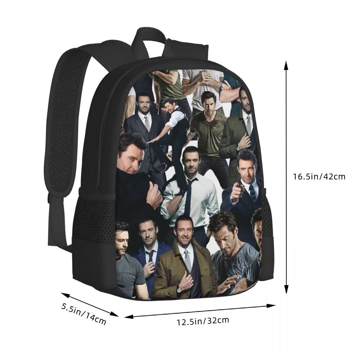 Hugh Jackman Backpack for Girls Boys Travel RucksackBackpacks for Teenage school bag