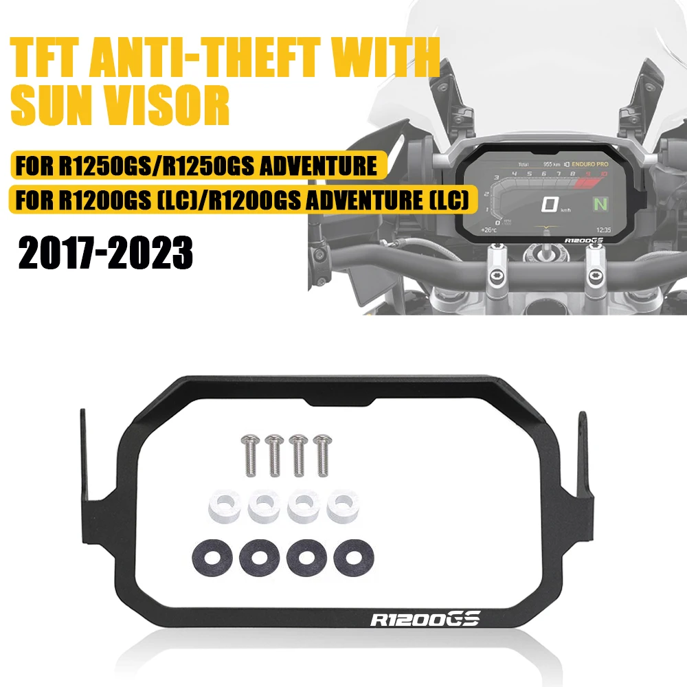 

2023 TFT Theft Protection For BMW R1200GS GS R 1200 gs R1200 Adventure LC R1200GS ADV Meter Frame Cover Screen Anti Theft Brace
