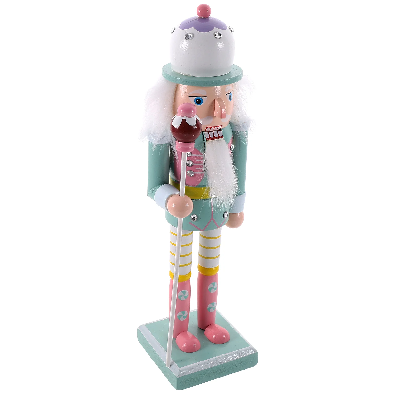 

Christmas Nutcracker Wooden Small Nutcrackers Decorations Figures Ornaments Xmas Outdoor