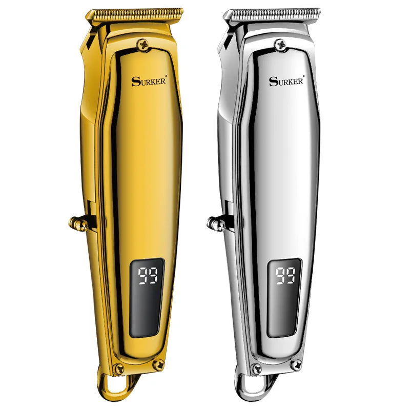 

Hair Salon Professional Hair Clipper LCD Digital Display Washable Electric Beard Trimmer Rechargeable Hair Cutting Machine