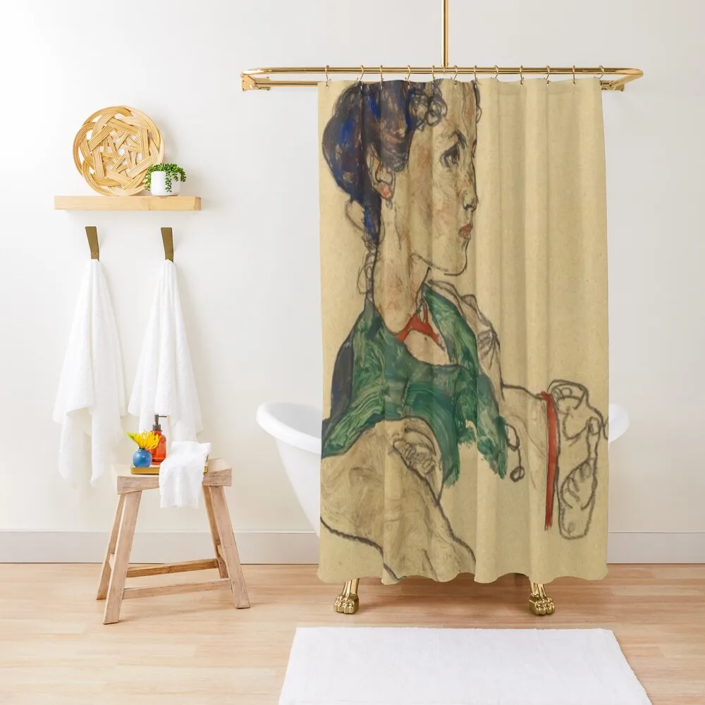 Портрет Рей молодой мажовиме Шейле от Егина Занавеска для душа Современные