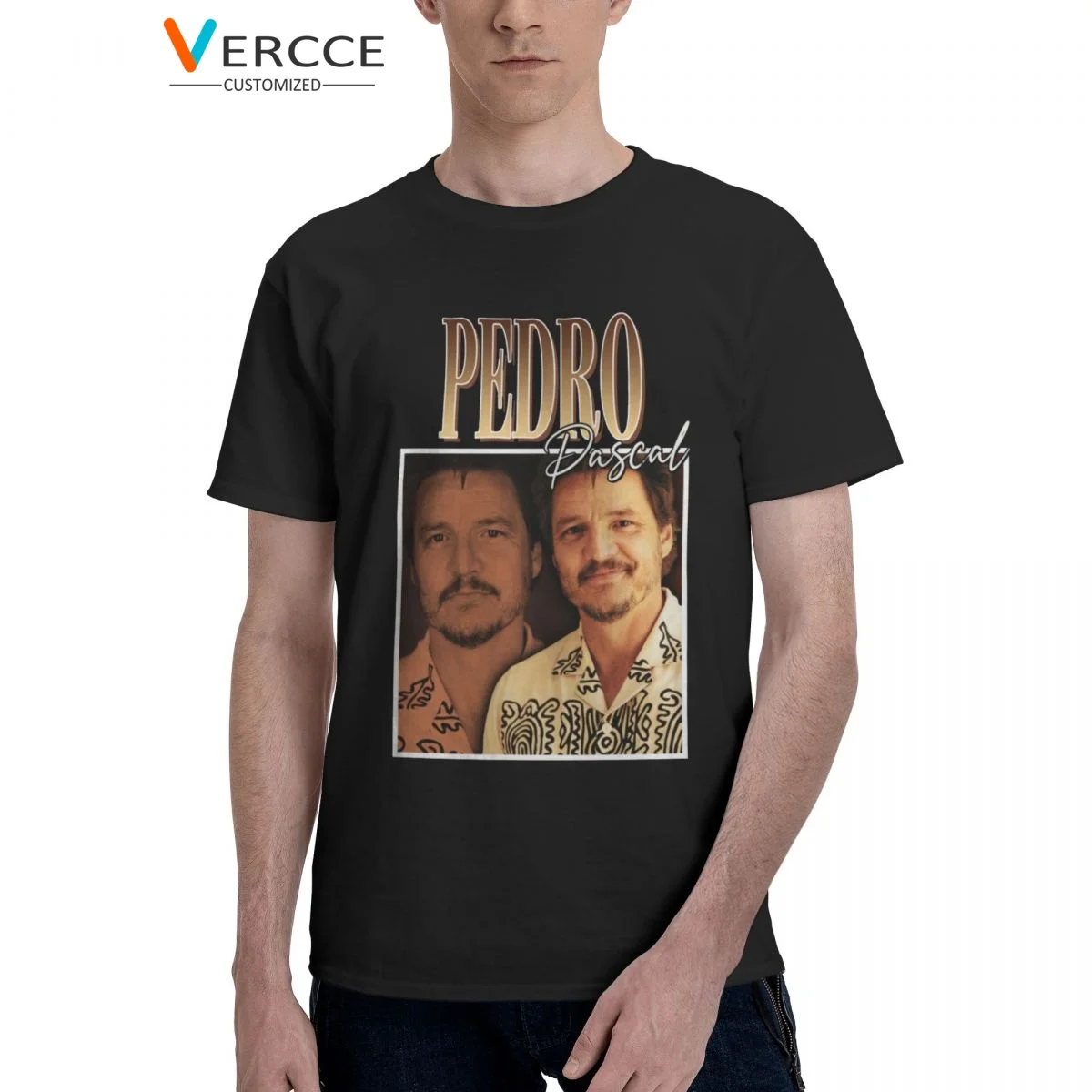 

Pedro Pascal Joel The Last Of Us Handsome T Shirt 100% Cotton Tees O-neck Clothing Men Women T Shirts Unique Gift Idea