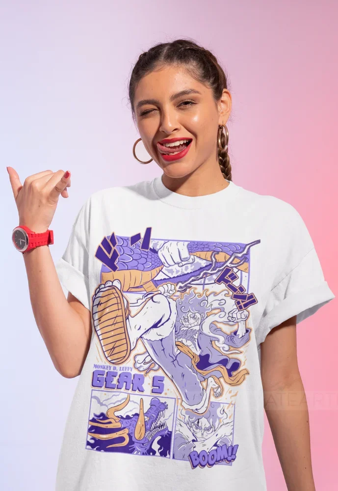 Винтажная футболка унисекс с рисунком аниме манги японская Мягкая