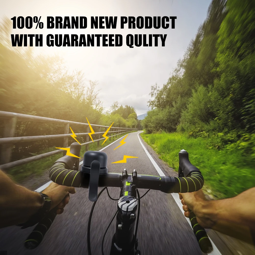 Велосипедный звонок с защитой от кражи велосипедный из алюминиевого сплава