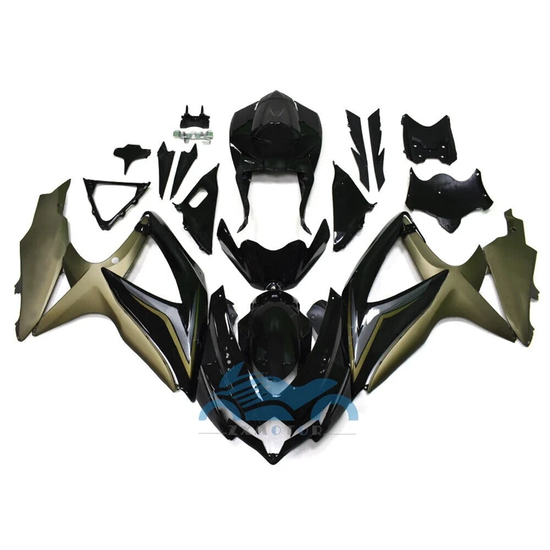 Превосходный инжектор для Suzuki GSXR600 GSX-R750 2009 2008 обтекатели GSXR750 2008-2010 K8 оливковый