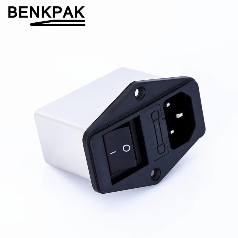 YUNSANDA 10A фильтр электромагнитных помех с большим переключателем и разъемом