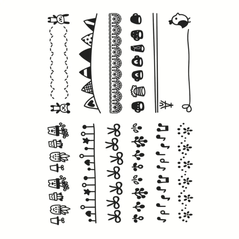Прозрачный силиконовый штамп сделай сам для фестиваля скрапбукинга резиновых