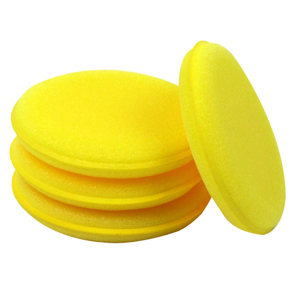 5 PCs Sponges Detailing Polish Car Applicator Wax Waxing Foam Cleaning Wash High Quality Polishing Tool Sponge | Автомобили и