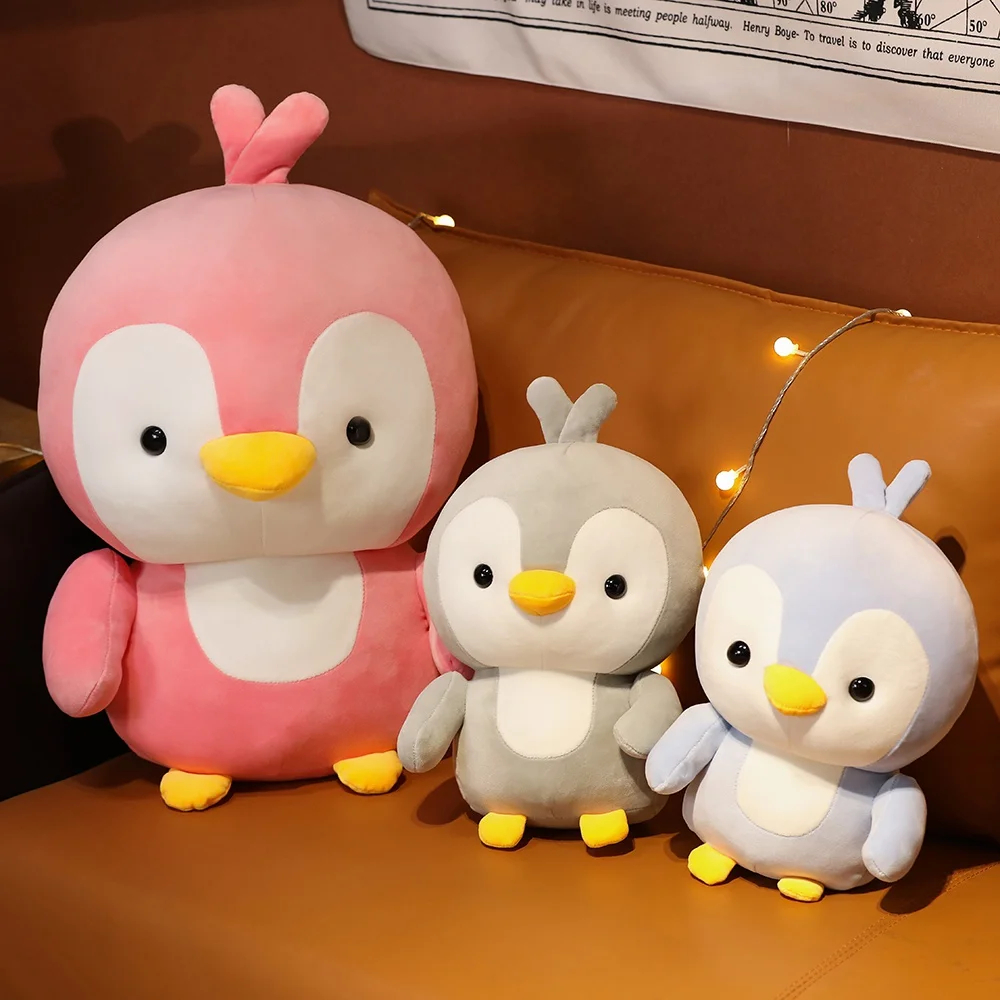

35cm Lovely Couple Penguin Plush Toys Stuffed Animal Hug Pillow Cute Soft Penguin Dolls Baby Girls Valentine's Xmas Gift