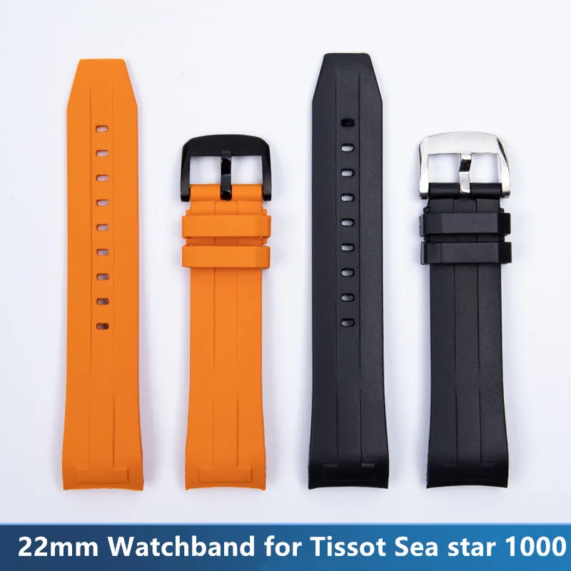 

Ремешок силиконовый для часов Tissot T120 T055 Sea Star 1000 Series, 22 мм