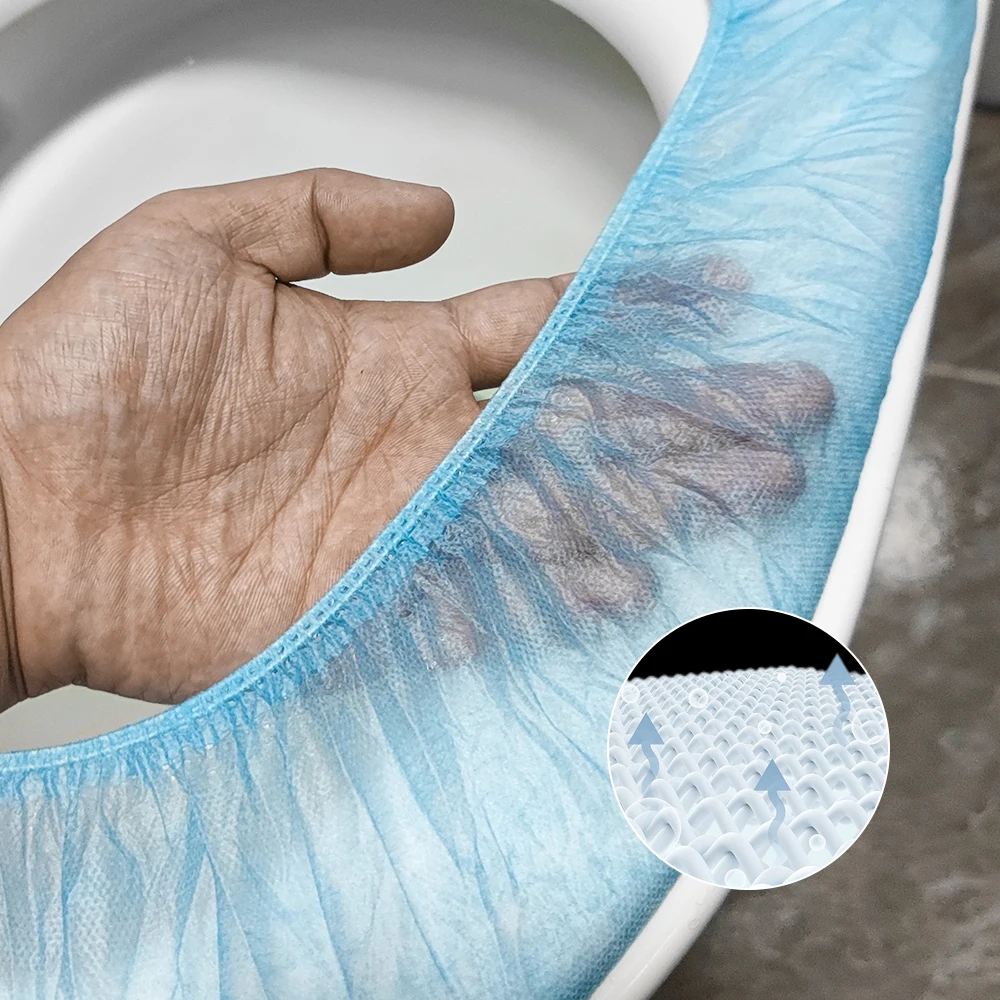 1-50 шт. одноразовые чехлы для унитаза из нетканого материала