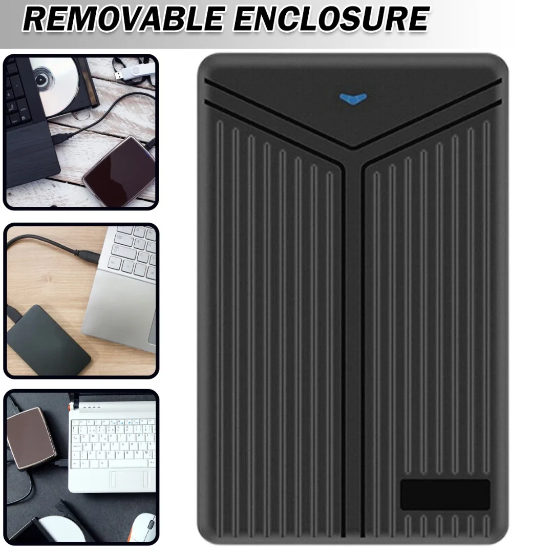 

USB 3.1 Mobile Box 2.5 Inch SATA Box SSD Enclosure Support 15mm Hard Drive Made of Lightweight ABS Slim and Handy Size Brand New