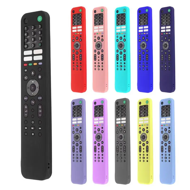 

For Sony RMF-TX520P RMF-TX520E RMF-TX520B RMF-TX520T Smart TV Silicone Remote Control Cover Anti-drop Shockproof Protective Case