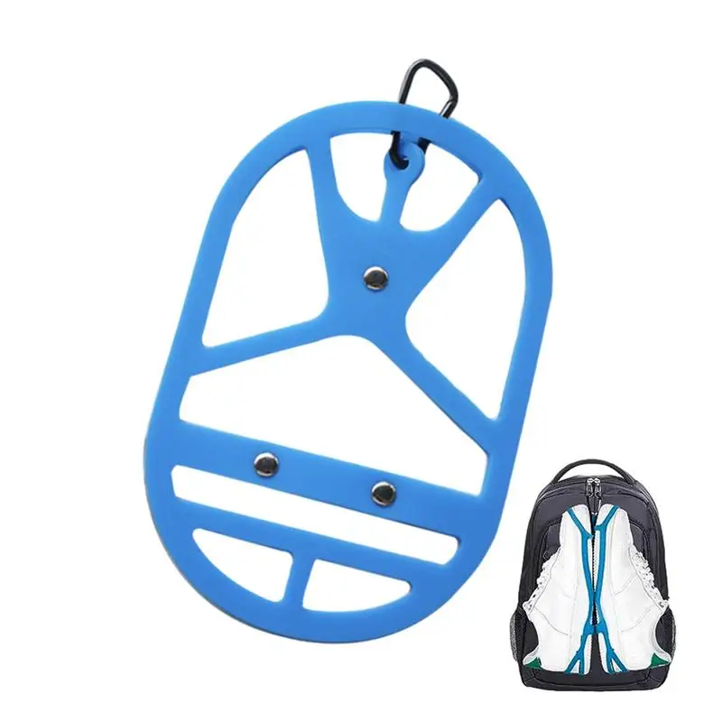 

Footwear Clips For Backpack Portable Sneaker Holder Elastic Soft Footwear Holser Silicone Sneaker Carrier Reusable Handheld