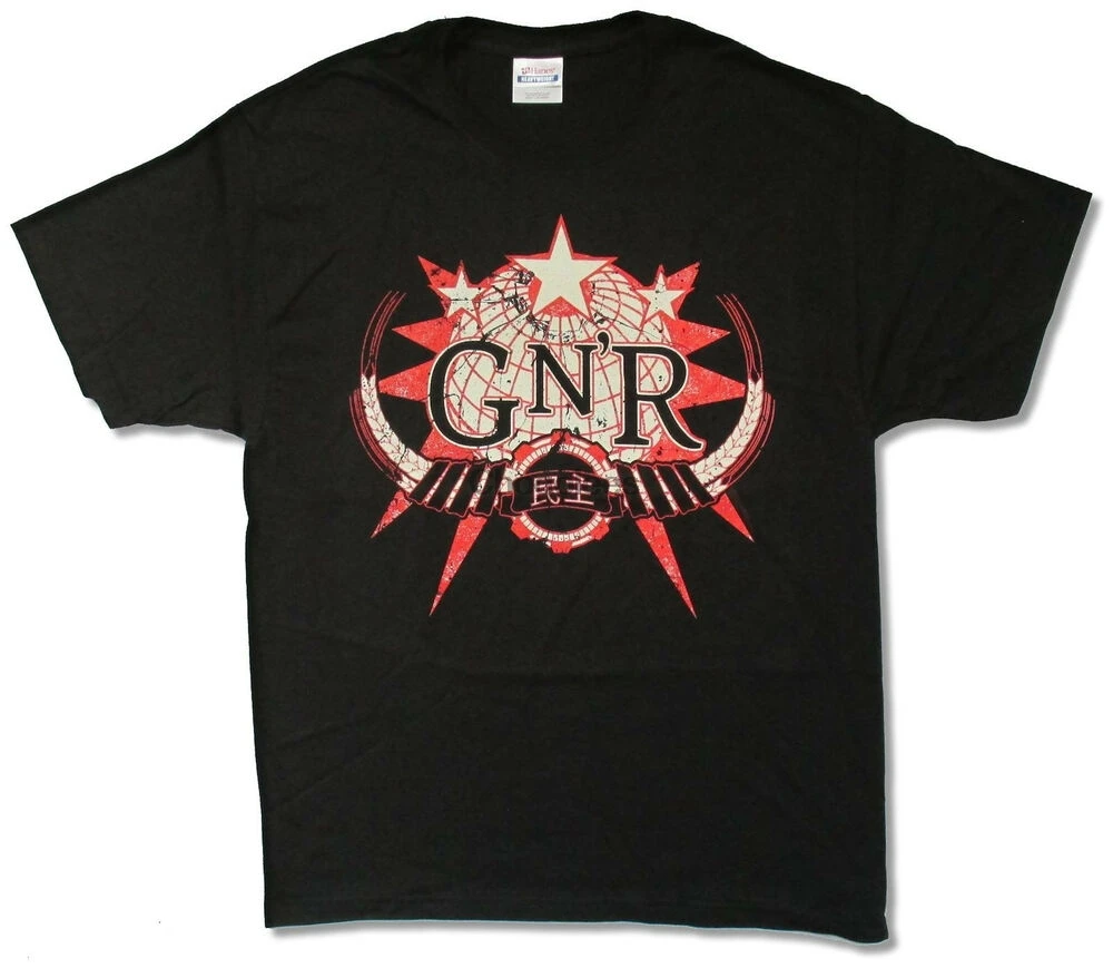 Черная футболка Guns N Roses Globe новинка Официальный Gnr |